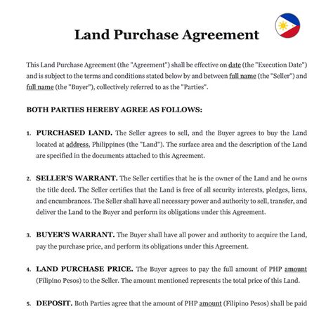 selling rights of land ownership philippines